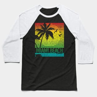 Miami Beach Florida' Cool Vacation Florida Baseball T-Shirt